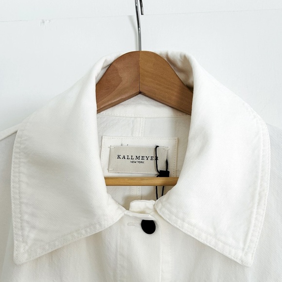 Kallmeyer ELLIOTT DENIM CHORE JACKET in Salt - Picture 5 of 8